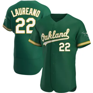Men's Authentic Green Ramon Laureano Oakland Athletics Kelly Alternate Jersey
