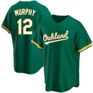 Men's Replica Green Sean Murphy Oakland Athletics Kelly Alternate Jersey
