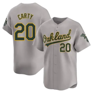 Youth Limited Gray Rico Carty Oakland Athletics Away Jersey