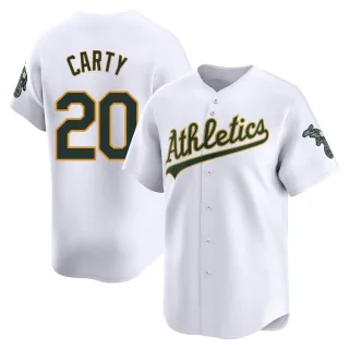 Youth Limited White Rico Carty Oakland Athletics Home Jersey