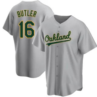 Youth Replica Gray Billy Butler Oakland Athletics Road Jersey