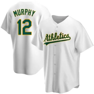 Youth Replica White Sean Murphy Oakland Athletics Home Jersey