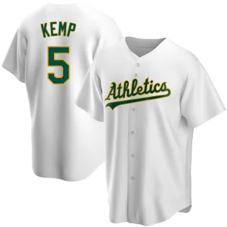 Youth Replica White Tony Kemp Oakland Athletics Home Jersey